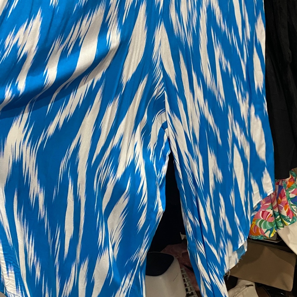 Blue Patterned Jumpsuit - Picture 2 of 3